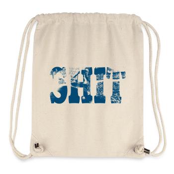 Shit  - Stanley/Stella recycelter Gym Bag - Naturweiß - Vorne