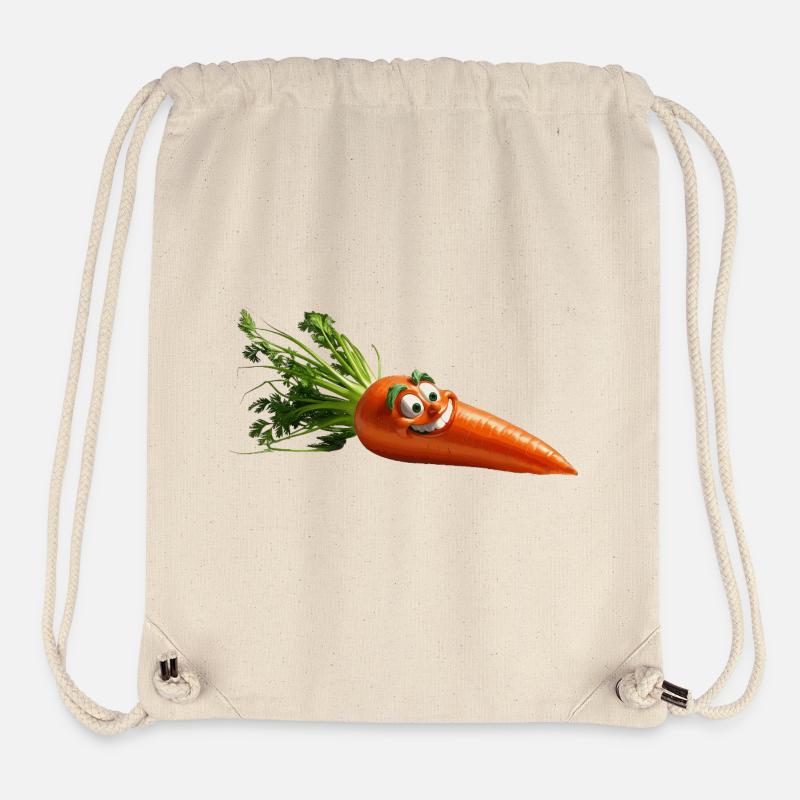 carotte - Sac à cordon recyclé Stanley/Stella - blanc naturel
