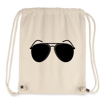 Lunettes de soleil - Sac à cordon recyclé Stanley/Stella - blanc naturel - Devant