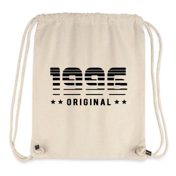 1996 Rétrodesign original | Anniversaire - Sac à cordon recyclé Stanley/Stella - blanc naturel - Devant