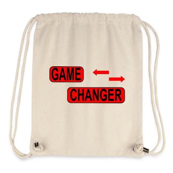 Game Changer / Change / Statement - Stanley/Stella Recycled Gym Bag - natural - Front