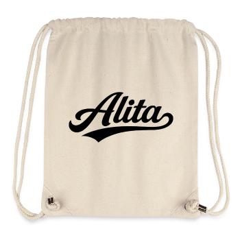 Alita name first last family - Stanley/Stella Recycled Gym Bag - natural - Front
