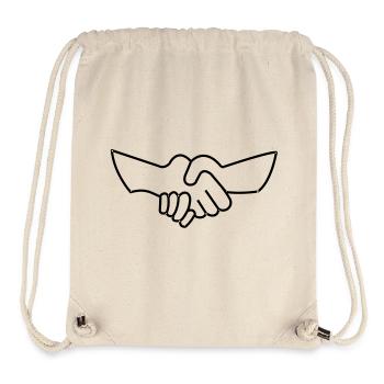 Handshake - © roil - Stanley/Stella Recycled Gym Bag - natural - Front