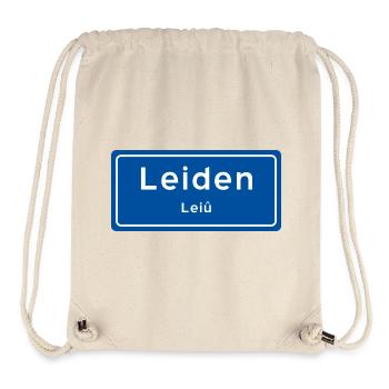 Leiden Ortsschild - Stanley/Stella recycelter Gym Bag - Naturweiß - Vorne
