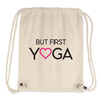Ok, But First Yoga - Stanley/Stella Recycled Gym Bag - natural - Front