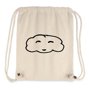 Wolke - Stanley/Stella recycelter Gym Bag - Naturweiß - Vorne