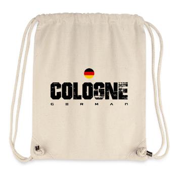 Deutsche Flagge Wappen Kreis - Stanley/Stella recycelter Gym Bag - Naturweiß - Vorne