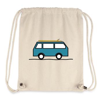 PAPA. OPA. VATERTAG. GELIEBTE. MEISTER - Stanley/Stella recycelter Gym Bag - Naturweiß - Vorne