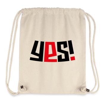 Yes! - Stanley/Stella Recycled Gym Bag - natural - Front