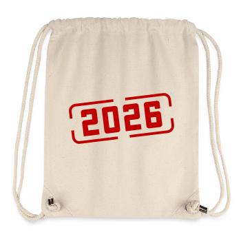 2026 Stempel - Stanley/Stella recycelter Gym Bag - Naturweiß - Vorne