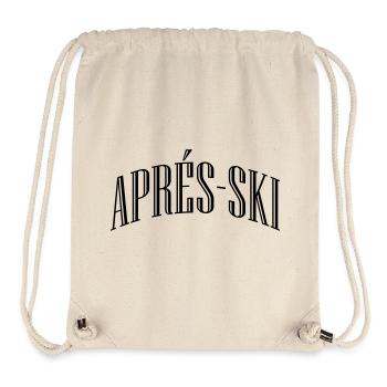 Apres Ski Schriftzug - Stanley/Stella recycelter Gym Bag - Naturweiß - Vorne