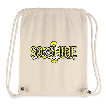 So_Shine - Stanley/Stella recycelter Gym Bag - Naturweiß - Vorne