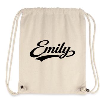 Emily name first last family gifts  - Stanley/Stella Recycled Gym Bag - natural - Front