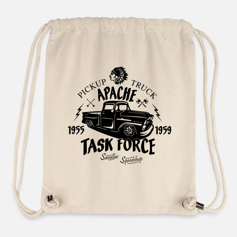 Apache Pick Up Truck - Stanley/Stella Recycled Gym Bag - natural