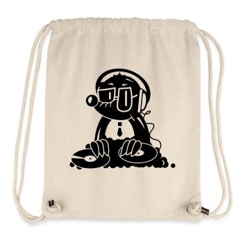 the Mole as a DJ - Stanley/Stella Recycled Gym Bag - natural - Front
