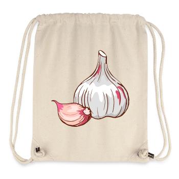 Garlic garlic clove toy spices - Stanley/Stella Recycled Gym Bag - natural - Front