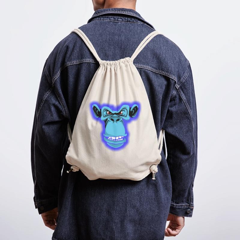 Blue monkey Stanley/Stella Recycled Gym Bag