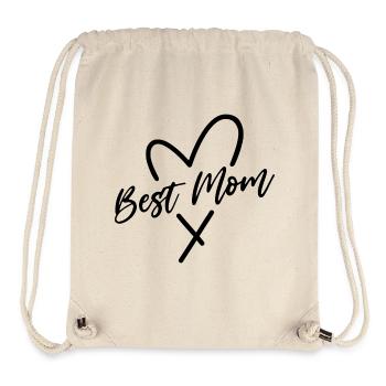 Beste Mama - Stanley/Stella recycelter Gym Bag - Naturweiß - Vorne