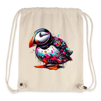 Papageitaucher - Stanley/Stella recycelter Gym Bag - Naturweiß - Vorne
