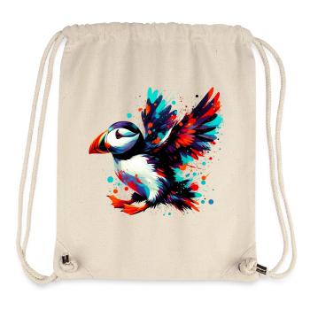 Papageitaucher - Stanley/Stella recycelter Gym Bag - Naturweiß - Vorne