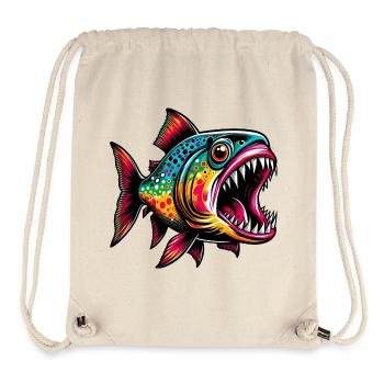Piranha - Stanley/Stella Recycled Gym Bag - natural - Front
