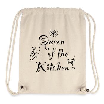 Tablier de cuisine femme - Sac à cordon recyclé Stanley/Stella - blanc naturel - Devant
