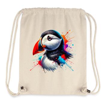 Papageitaucher - Stanley/Stella recycelter Gym Bag - Naturweiß - Vorne