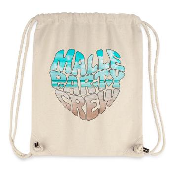 Malle Party Crew - Stanley/Stella recycelter Gym Bag - Naturweiß - Vorne