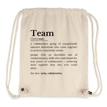 Team Definition  - Stanley/Stella Recycled Gym Bag - natural - Front