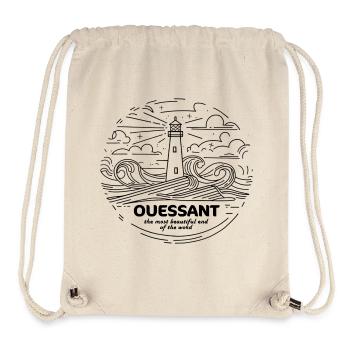 Gift Île d'Ouessant souvenir Phares Finistère - Stanley/Stella Recycled Gym Bag - natural - Front