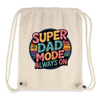 Super Dad Modus Always On - Stanley/Stella recycelter Gym Bag - Naturweiß - Vorne