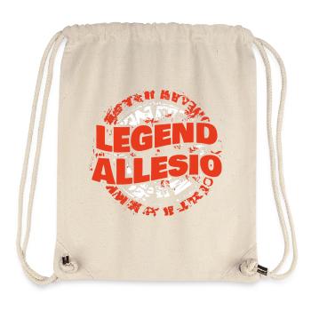Man Allesio - Sac à cordon recyclé Stanley/Stella - blanc naturel - Devant