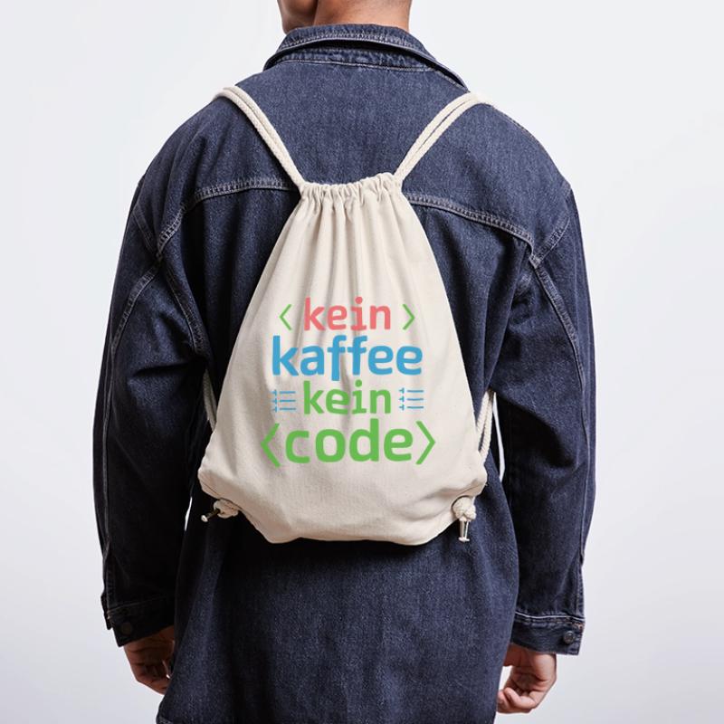 No Coffee No Code Programmeur Informaticien Sac à cordon recyclé Stanley/Stella