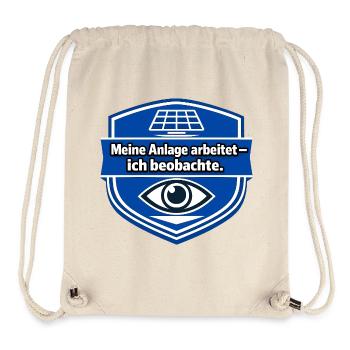 Solarenergie, Erneuerbare Energie - Stanley/Stella recycelter Gym Bag - Naturweiß - Vorne