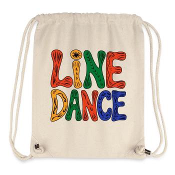Ambiances de danse en ligne - Sac à cordon recyclé Stanley/Stella - blanc naturel - Devant