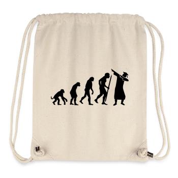 Evolution dab dabbing graduation college student - Stanley/Stella recycelter Gym Bag - Naturweiß - Vorne