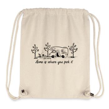 Home is where you park it Camper Gift - Stanley/Stella Recycled Gym Bag - natural - Front