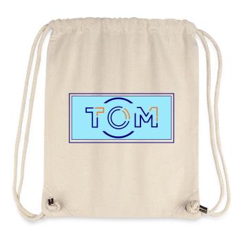Tom - Sac à cordon recyclé Stanley/Stella - blanc naturel - Devant
