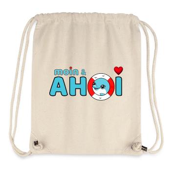 Moin et Ahoy - Sac à cordon recyclé Stanley/Stella - blanc naturel - Devant
