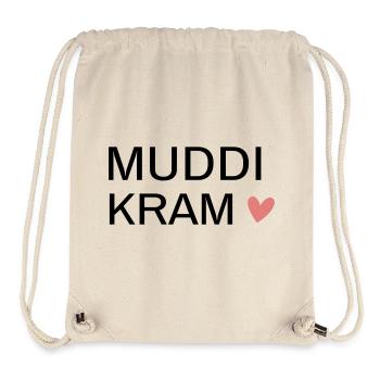 MUDDi KRAM! Personalisierbar - Stanley/Stella recycelter Gym Bag - Naturweiß - Vorne