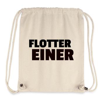 flotter einer - Stanley/Stella recycelter Gym Bag - Naturweiß - Vorne