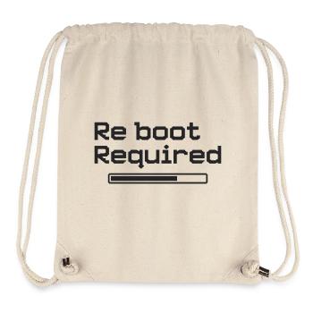 Reboot Required – Retro-Gaming-Style - Stanley/Stella recycelter Gym Bag - Naturweiß - Vorne