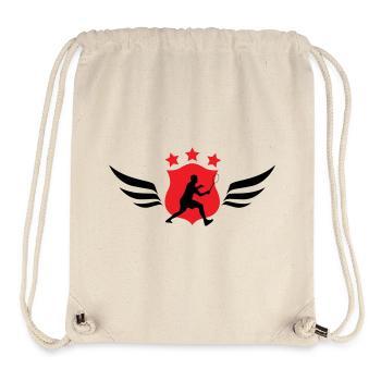 Badminton - Sport - Racket - Stanley/Stella Recycled Gym Bag - natural - Front