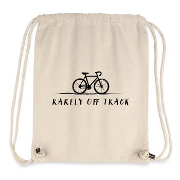 rarely off track cycling bike shirt - Stanley/Stella recycelter Gym Bag - Naturweiß - Vorne