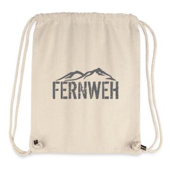Fernweh Shirt Urlauber - Stanley/Stella recycelter Gym Bag - Naturweiß - Vorne