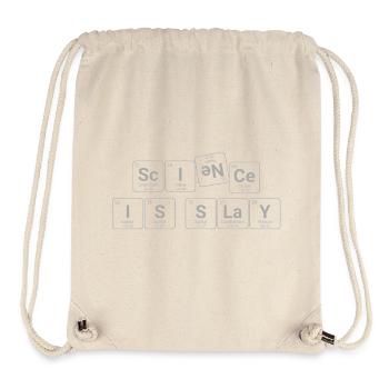 Science is slay - Stanley/Stella recycelter Gym Bag - Naturweiß - Vorne