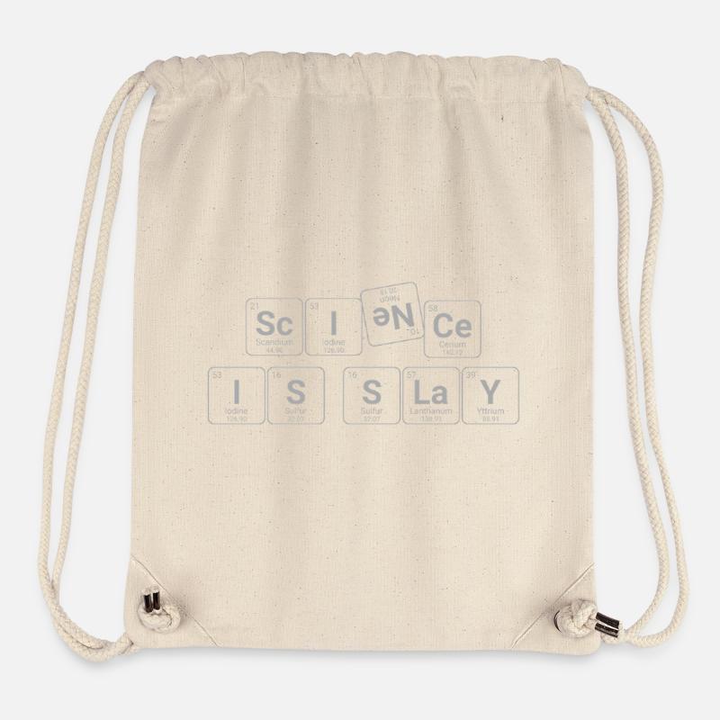 Science is slay - Stanley/Stella recycelter Gym Bag - Naturweiß