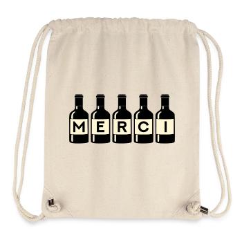 Danke, Vignerons Viticulture - Stanley/Stella recycelter Gym Bag - Naturweiß - Vorne