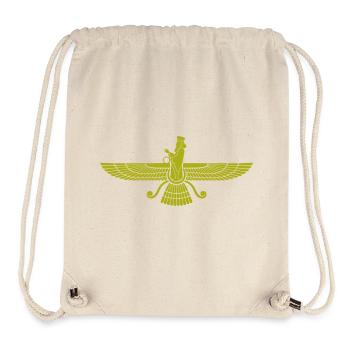 Faravahar Wing Symbol Iran Persia - Stanley/Stella Recycled Gym Bag - natural - Front