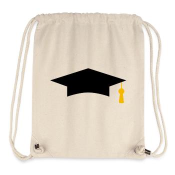 Graduation cap - Stanley/Stella Recycled Gym Bag - natural - Front